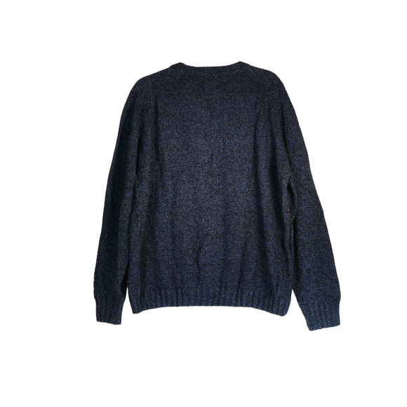 Roundtree Yorke Sweater Mens XL Blue Fair Isle Wool Blend Cozy Winter Wardrobe - Picture 10 of 12